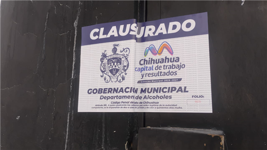 clausurado municipio