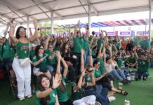 Se reúnen familias chihuahuenses en la Plaza del Ángel para vivir la Fiesta Mundialista 2026