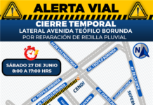 ¡Toma precauciones! Habrá cierre parcial en la lateral de la avenida Teófilo Borunda por reparación de rejilla pluvial