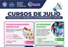 Municipio ofrece capacitaciones a emprendedores durante julio