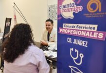 Ofrece Estado más de 1,800 atenciones gratuitas en Feria de Servicios Profesionales en Ciudad Juárez
