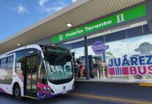 Instala JuárezBus CAM Móvil en la estación Puerto Tarento del BRT-1