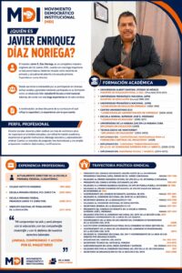 El maestro Javier E. Díaz acepta invitación del MDI para aprticipar en el Proceso Electoral de la Sección 8 del SNTE 1 Foto 02 MDI