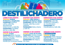 Estará programa Destilichadero en 7 colonias del 10 al 15 de agosto