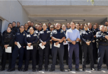 Avanza seguridad: Municipio entregó 74 bonos de alto impacto en reconocimiento a policías