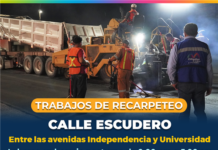 Iniciará Municipio trabajos de recarpeteo en la calle Escudero