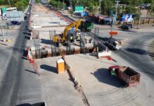 Informa SCOP sobre rutas alternas por trabajos del Paso Superior en avenida Palestina