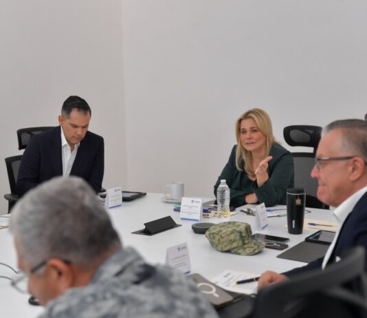 Maru Campos preside Mesa de Seguridad en la ciudad de Cuauhtémoc