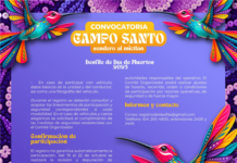 Invita Gobierno Municipal a participar en el Desfile de Día de Muertos 2026 “Campo Santo, Sendero al Mictlán”