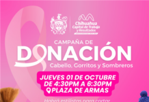 Invita Municipio a sumarse a campaña de donación de cabello, gorritos y sombreros durante Octubre Rosa