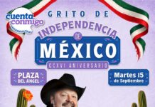 Invita Gobierno del Estado a la ciudadanía a los festejos por el CCXVI Aniversario del Grito de Independencia