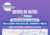 mapas comunicado 12 de oct Desviacion rutas sur a centro